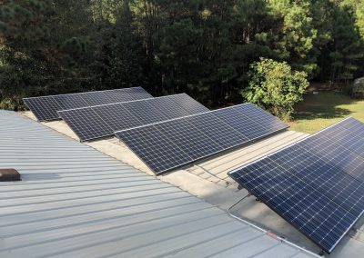 Grid Tie with battery backup in Thompson, GA.