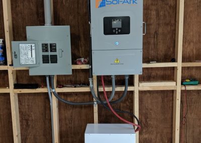 A grid tie system with battery backup made this small home in Moultrie, Georgia NetZero!