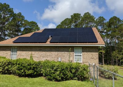Image 5 - Another large grid tie with battery backup system in Hawkinsville, Georgia.